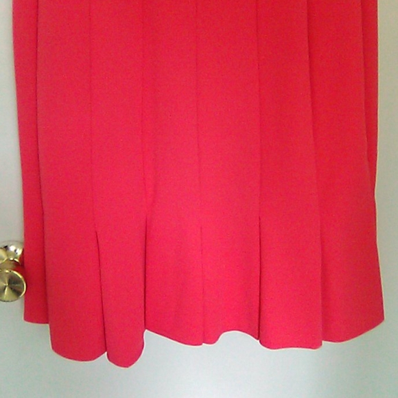 Roz & Ali orangish red cocktail dress sz 10 - Picture 3 of 11